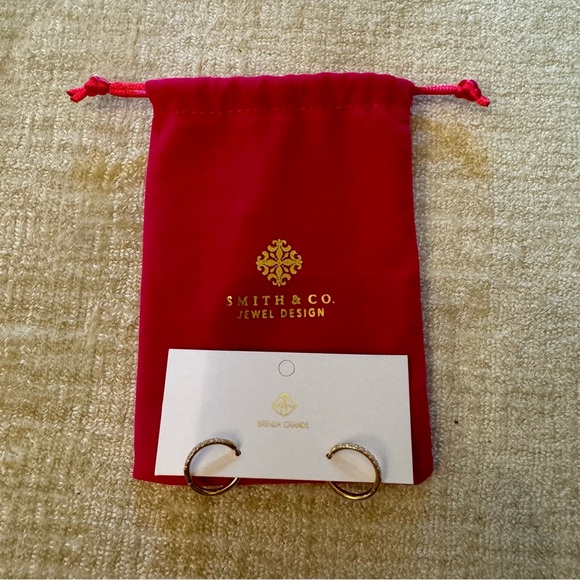 Smith & Co. Jewelry - Smith & Co. Gold & Brenda Diamond Huggie Earrings